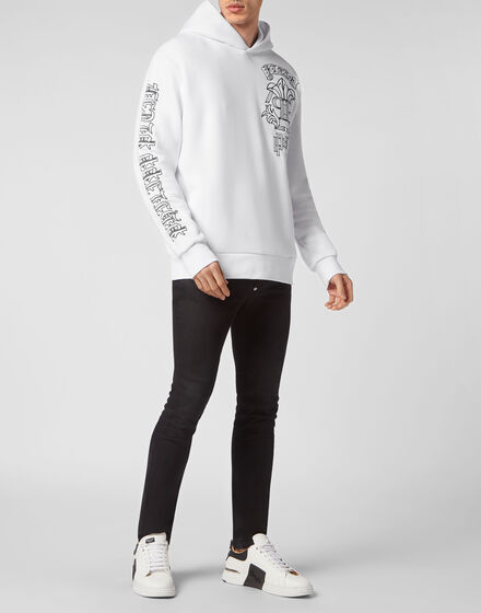 Hoodie sweatshirt Gothic Banner