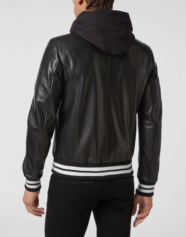 Leather Bomber "Aggressive" Statement