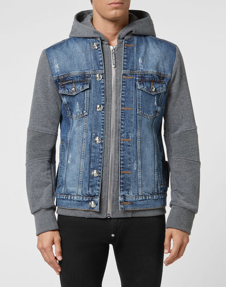 Hoodie Denim Jacket