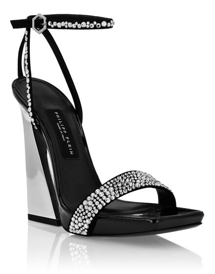 Crystal Ankle Strap Sandals