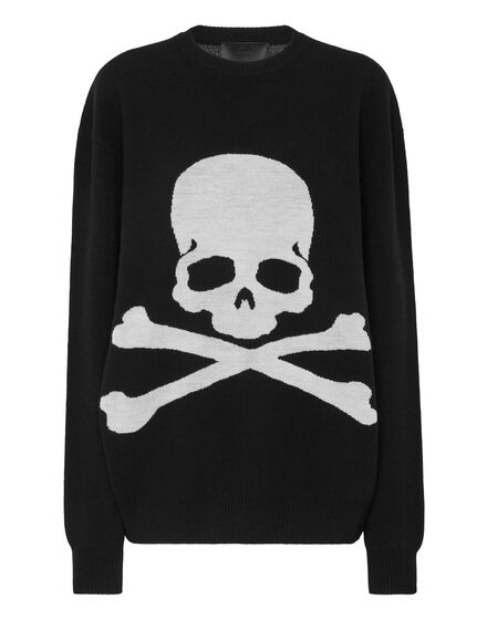 Round Neck Pullover LS Skull&Bones