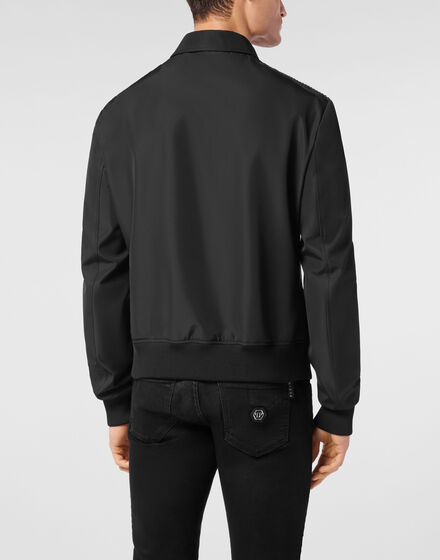 Bomber Jacket Elaphe Inserts