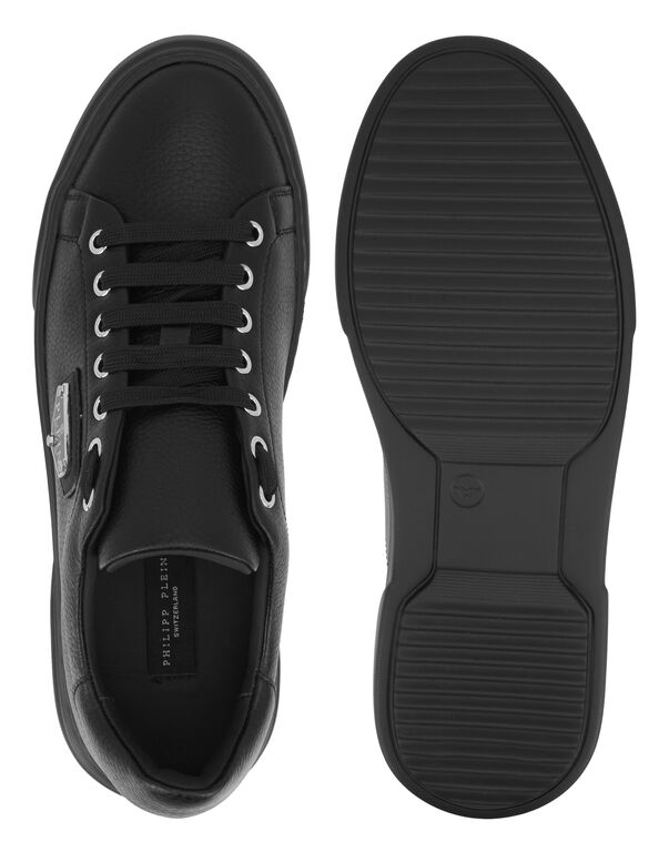Leather Lo-Top Sneakers Iconic Plein