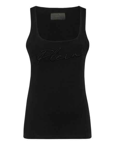 Leisurewear Tank top Embroidery Signature