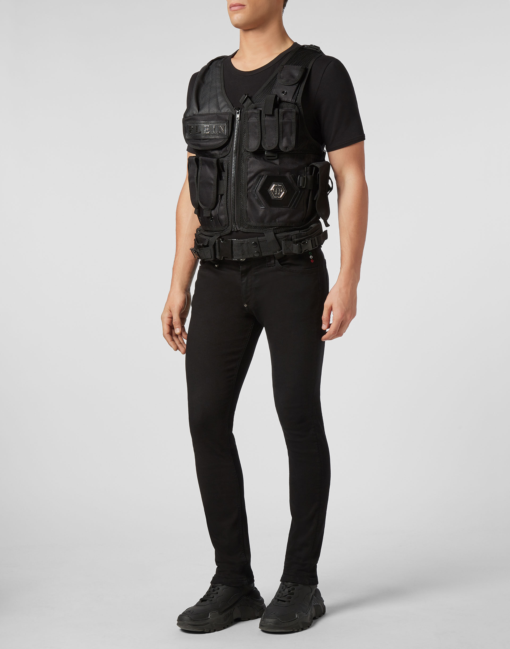 Short Vest Army Philipp Plein Outlet