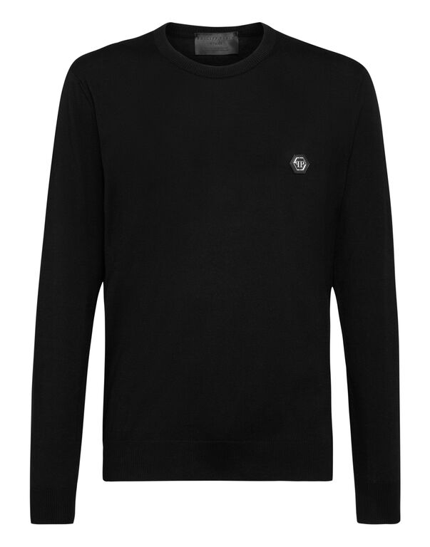 Pullover Round Neck LS Iconic Plein