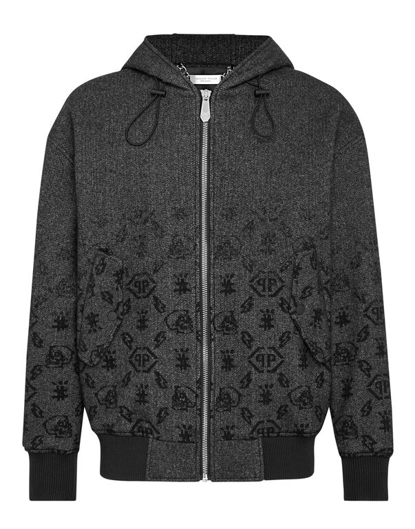 Hoodie Bomber Degradè Monogram