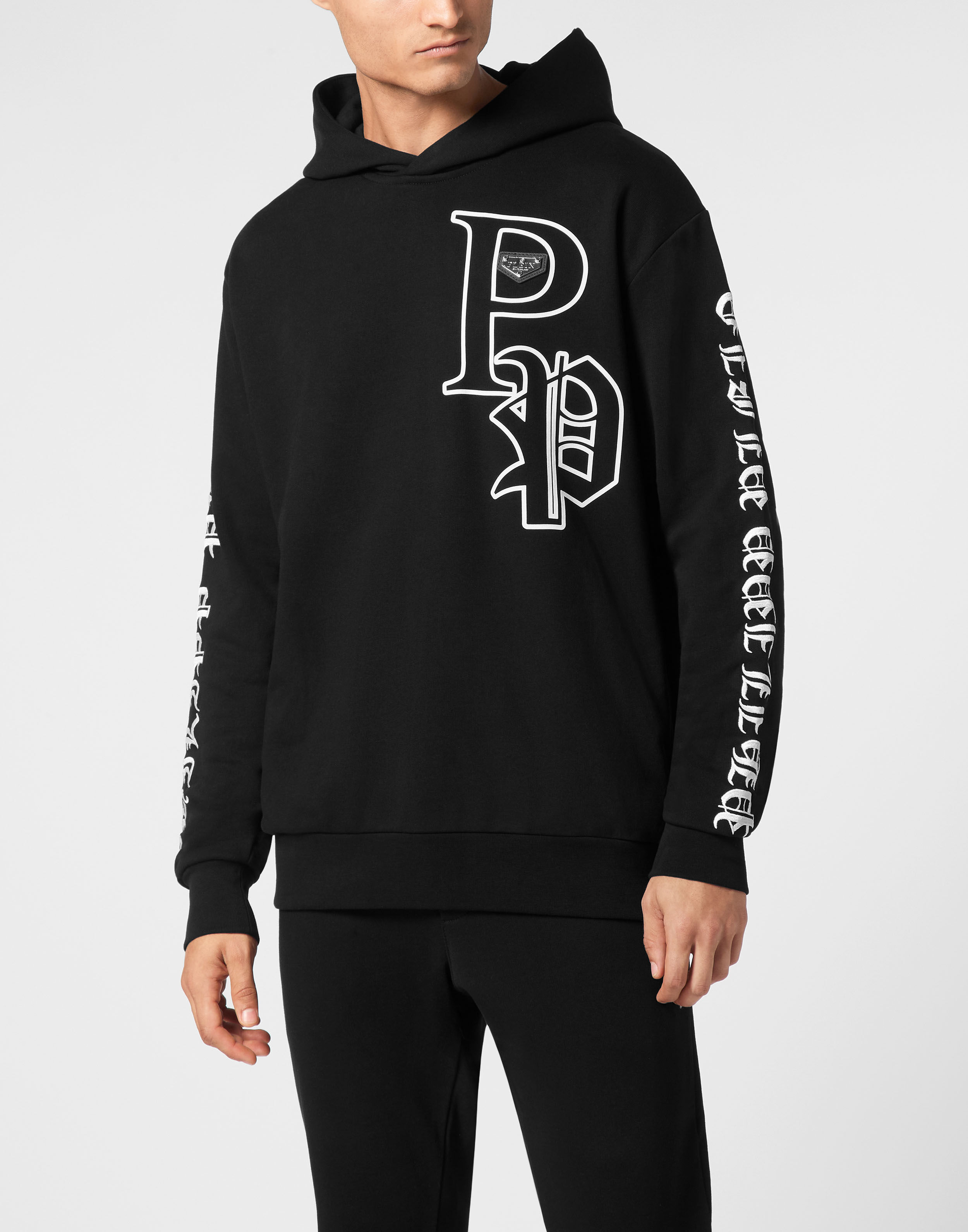 Hoodie Sweatshirt LS Gothic Plein | Philipp Plein Outlet Hoodie Sweatshirt LS Gothic Plein | Philipp Plein Outlet