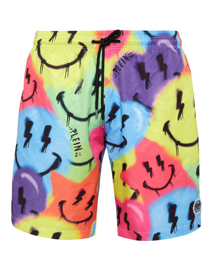 Printed Jogging Shorts Smile All-over