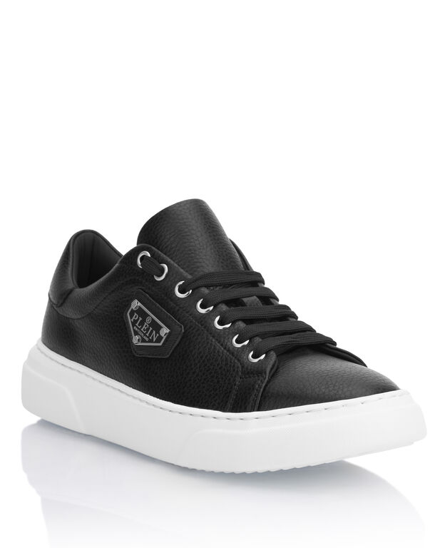 Leather Lo-Top Sneakers Iconic Plein