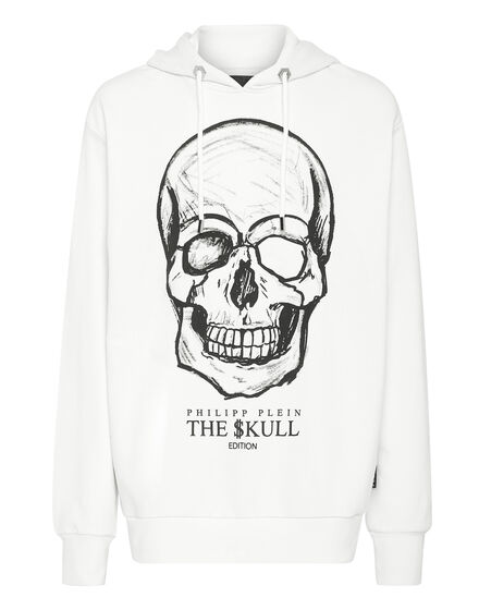 Hoodie sweatshirt print Skull