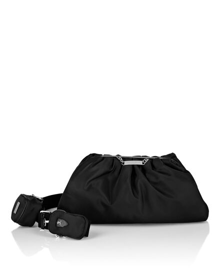 Nylon maxi Shoulder Bag Iconic Plein