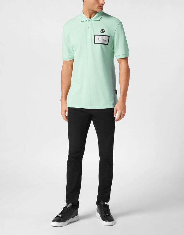 Polo shirt SS Label Contrast