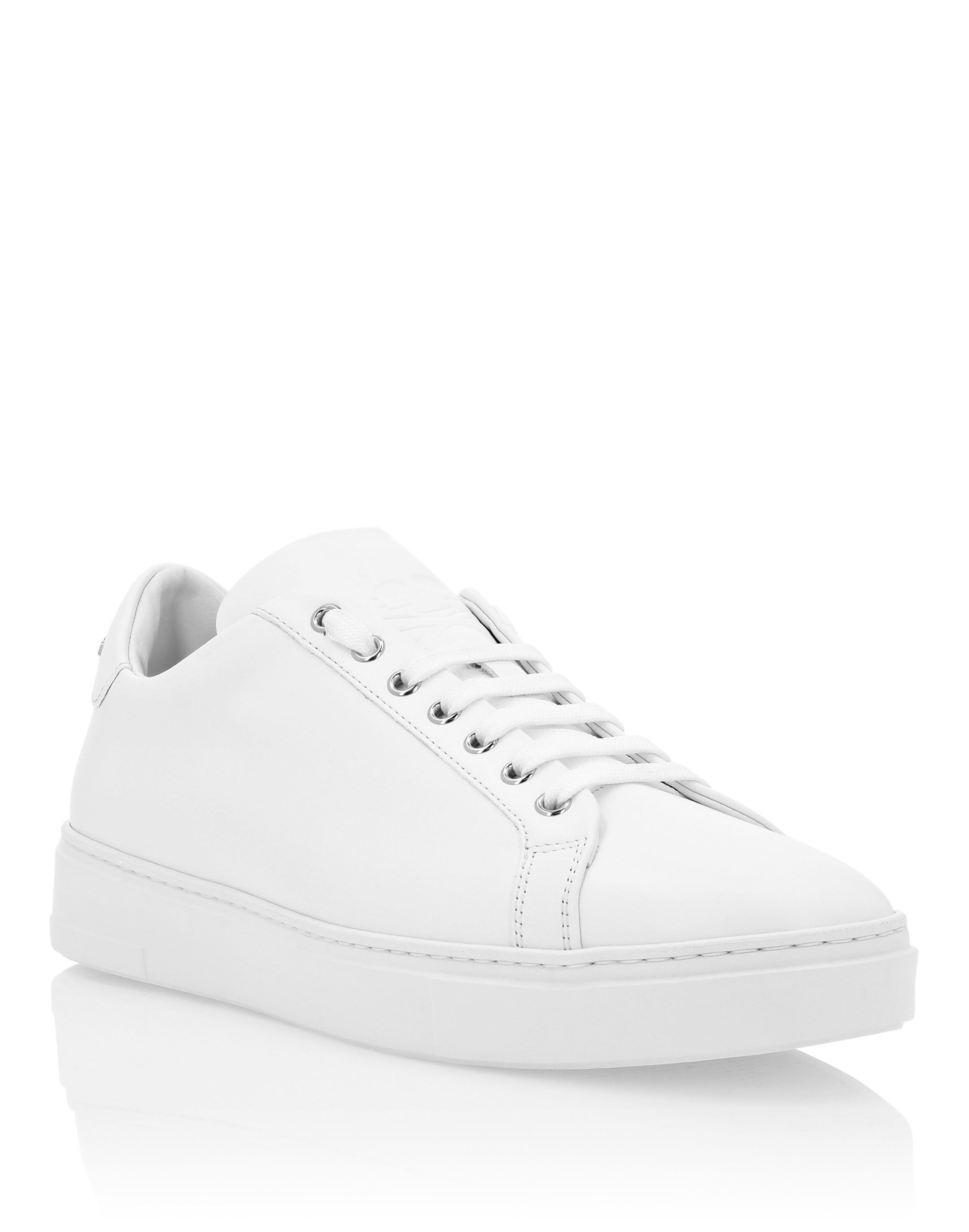 Leather Lo Top Sneakers Skull and Plein Philipp Plein Outlet