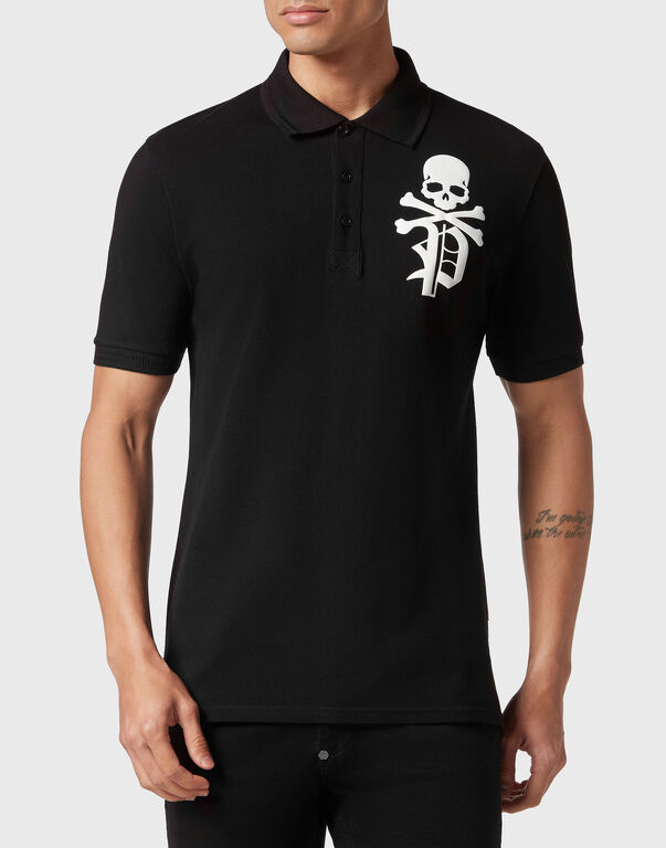 Slim Fit Polo Shirt Skull&Bones