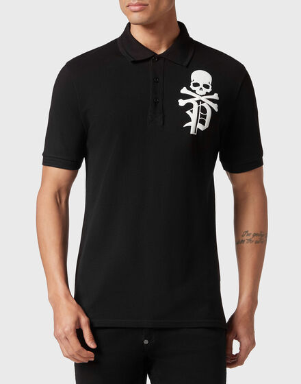 Slim Fit Polo Shirt Skull&Bones
