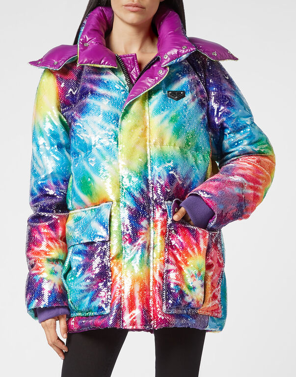 Jacket Paillettes Tye Die