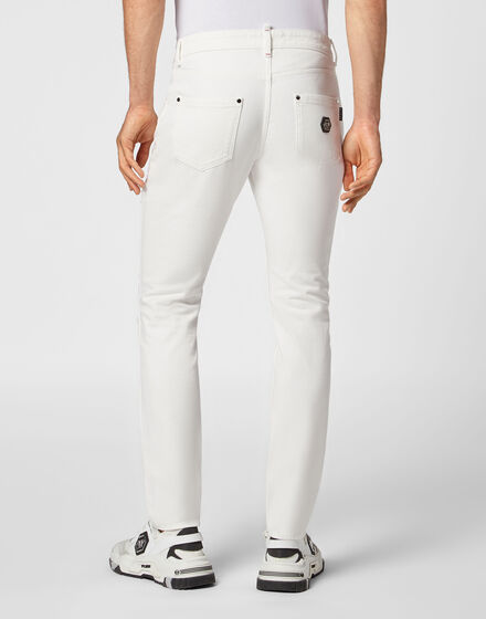 Denim Trousers Super Straight Cut Denim Trousers Super Straight Cut