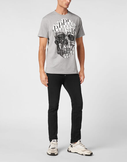 T-shirt Round Neck SS Print Skull