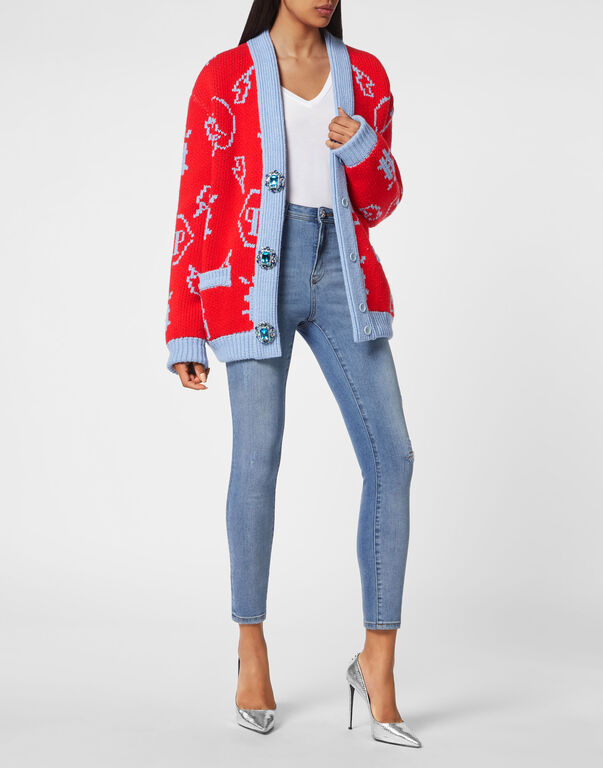 Jacquard Cardigan Monogram