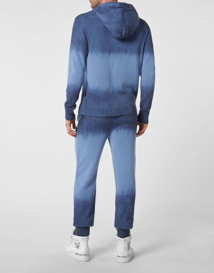 Cash Wool Jogging Knit Suit: Jacket/trousers python insert Skull Cash Wool Jogging Knit Suit: Jacket/trousers python insert Skull