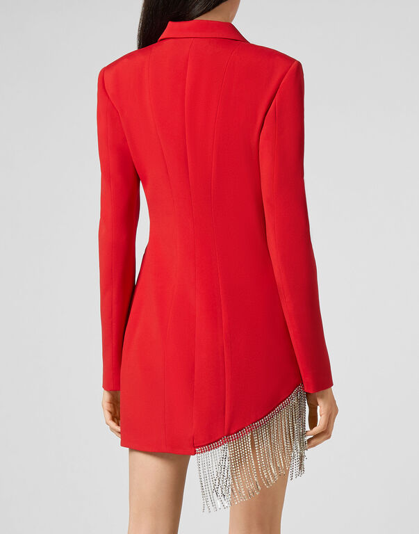 Blazer Dress Fringe