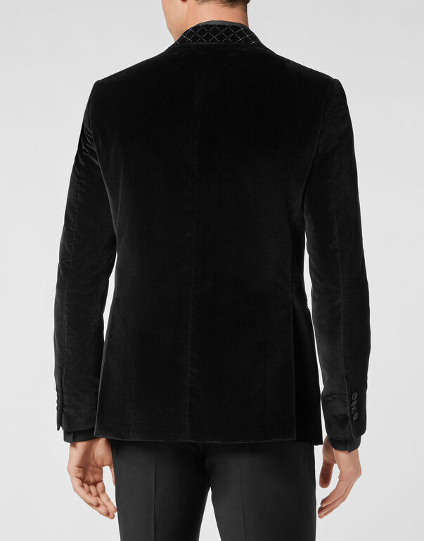 Velvet Blazer Lord Fit with Crystals