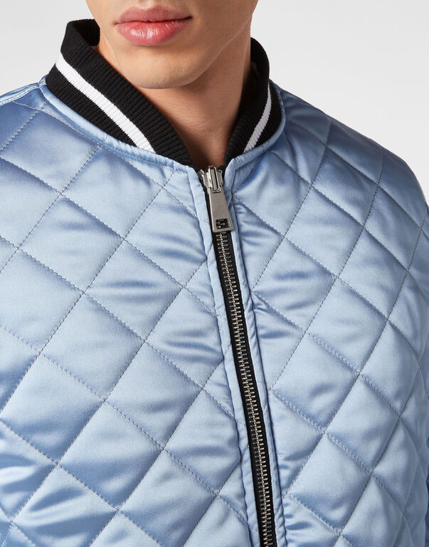 Satin Bomber Smile
