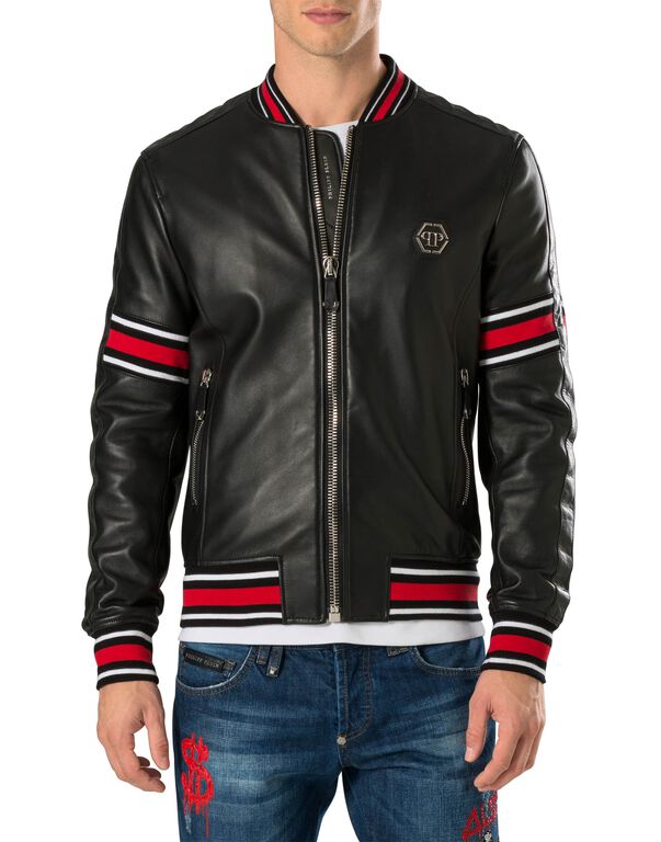Leather Bomber "That"