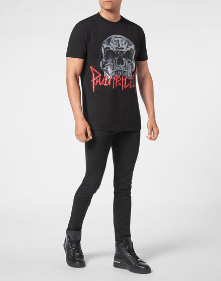 T-shirt Round Neck Skull