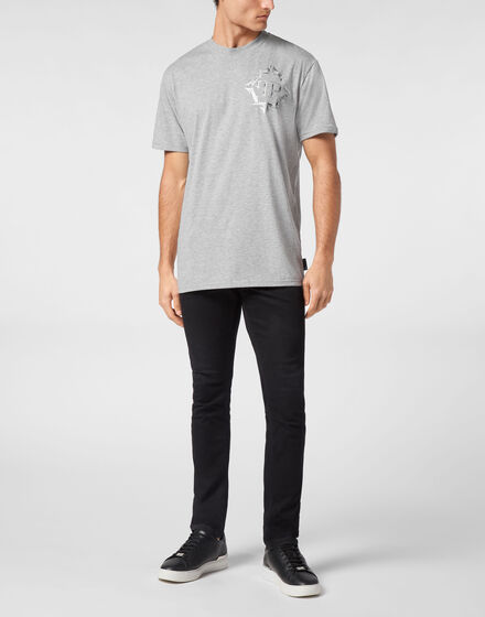 T-shirt Round Neck SS Chrome