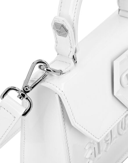 Small Handbag Patent Leather Superheroine Gothic Plein