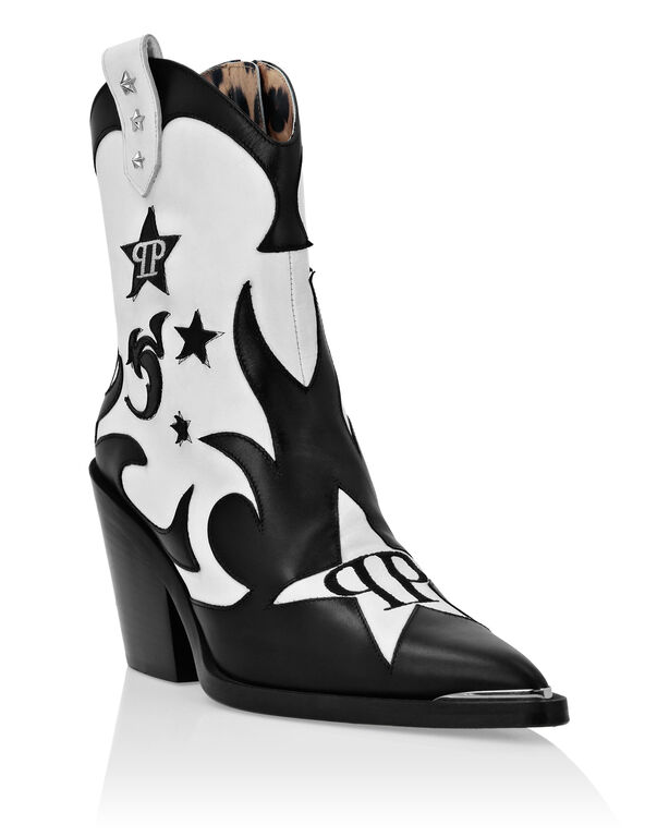 RODEO  INTARSIA  ANKLE BOOTS