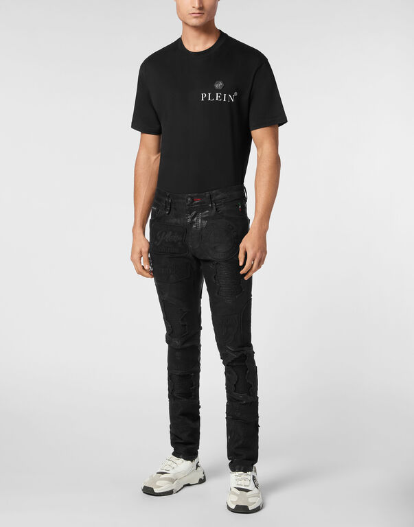 Denim Rock Star Trousers Patches