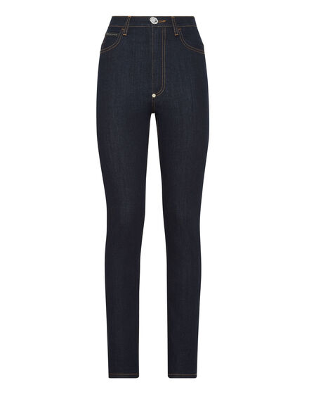 Denim Super High Waist Jegging Hexagon
