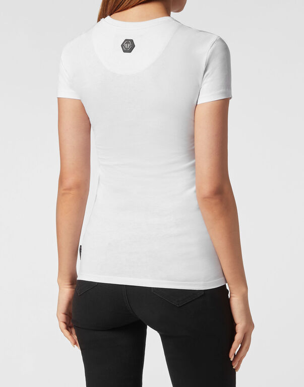T-shirt Roundneck SS with Crystals Tattoo