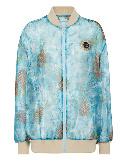 Organza Bomber Pineapple Skies