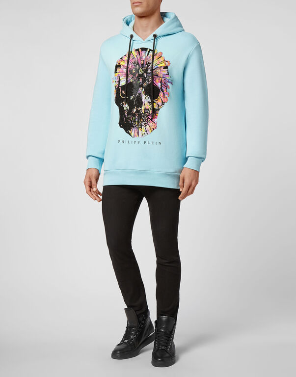 Hoodie sweatshirt Colorful Skull