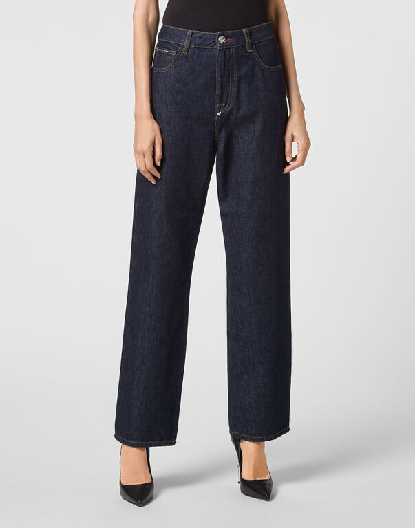 Denim Loose Fit Iconic Plein Denim Loose Fit Iconic Plein