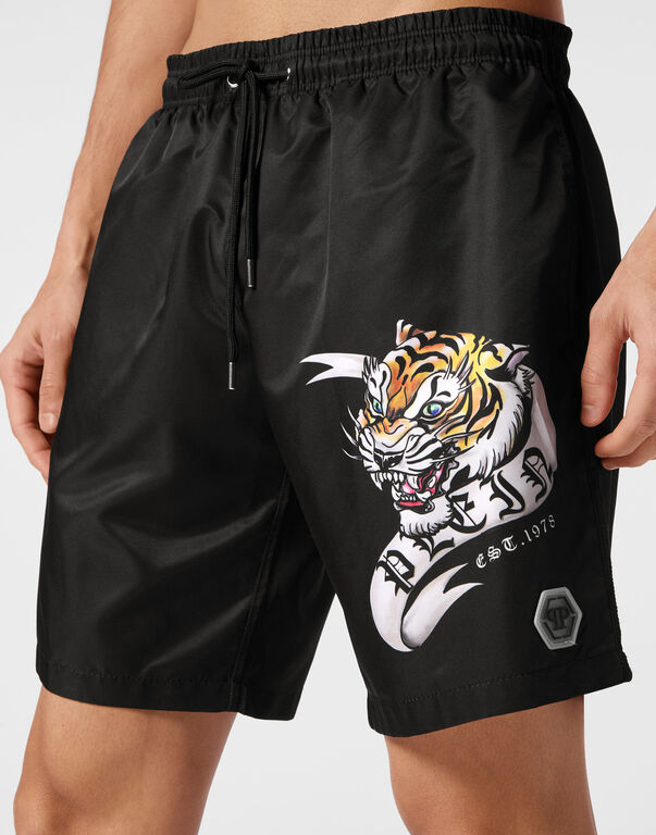 Long Swim Boxers Tattoo