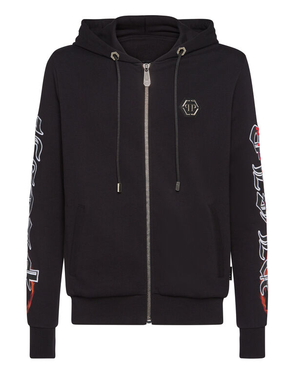 Hoodie Sweatjacket Gothic Plein