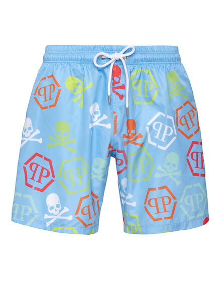 Beachwear Trousers Skull and Plein