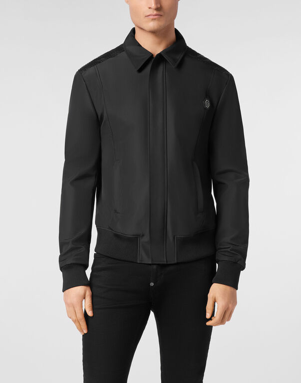 Bomber Jacket Elaphe Inserts