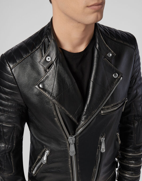 Leather Biker Iconic Plein