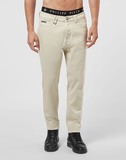Denim Trousers Carrot Fit Iconic Plein