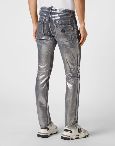 Denim Trousers Super Straight Cut Fit Denim Trousers Super Straight Cut Fit