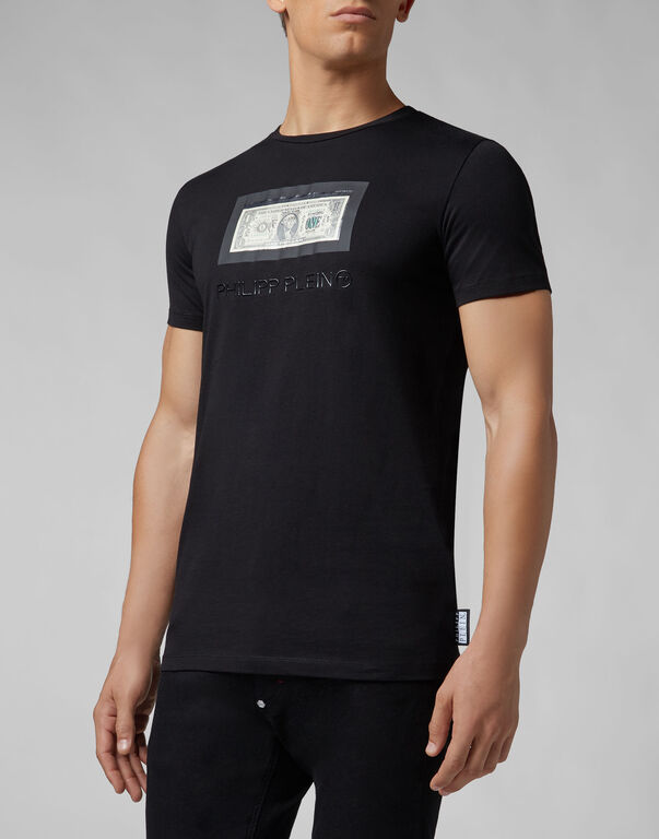 T Shirt Platinum Cut Round Neck Dollar Philipp Plein Outlet