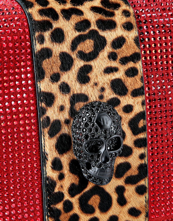Shoulder Bag Crystal Leopard