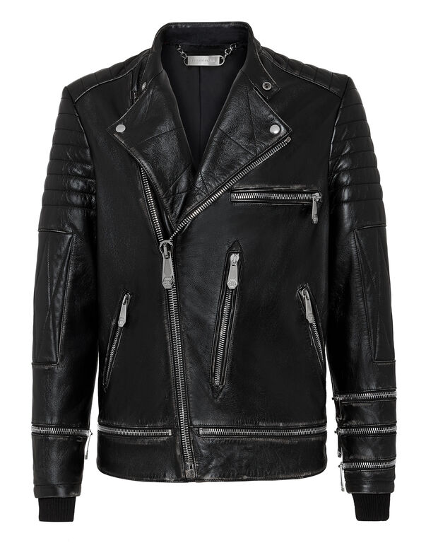 Leather Biker Iconic Plein