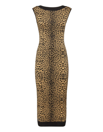 Knit Dress Maribelle Leopard